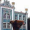 Klintsy district. Vyunki. Estate of Sapozhnikov. Fountain. XX