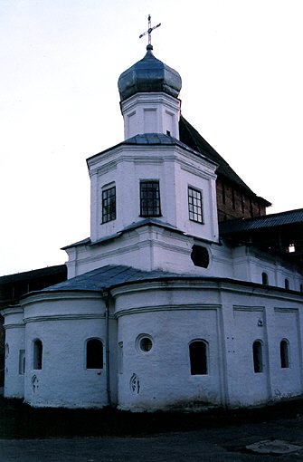 Novgorod district. Veliky Novgorod. Kremlin. Intercession Church. XVII