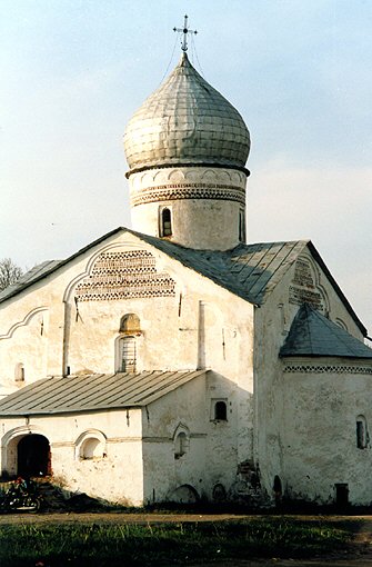 Novgorod district. Veliky Novgorod. Church of Demetrius of Thessalonica. XIV