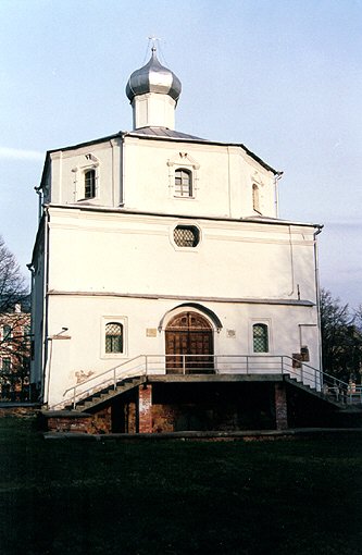 Novgorod district. Veliky Novgorod. Church of George, Victor the Great Martyr on Torgu. XVII-XVIII