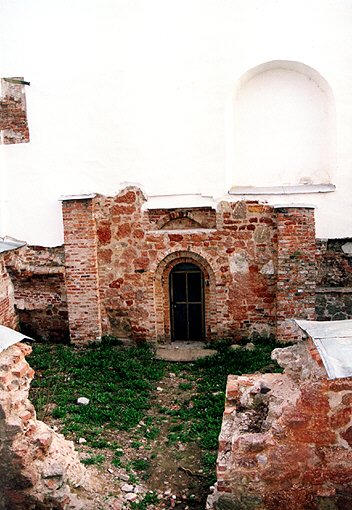 Novgorod district. Veliky Novgorod. Church of George, Victor the Great Martyr on Torgu. Fragment. XVII-XVIII
