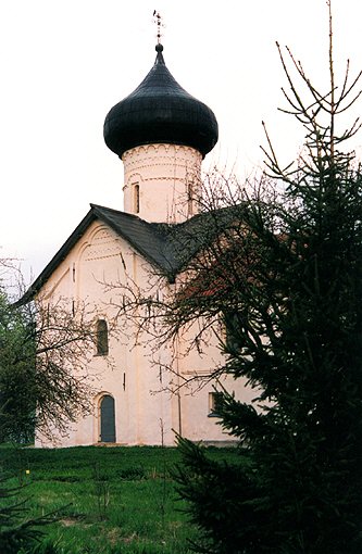Novgorod district. Veliky Novgorod. Intercession Zverin Monastery. Church of Simeon. XV