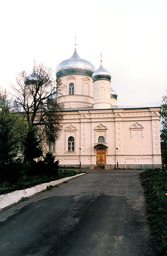 Novgorod district. Veliky Novgorod. Intercession Zverin Monastery. Intercession Church. XIX-