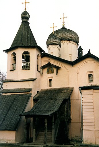 Novgorod district. Veliky Novgorod. Church of Apostle Filippe. XIV