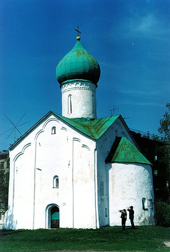Novgorod district. Veliky Novgorod. Church of Twelve Apostles. XV