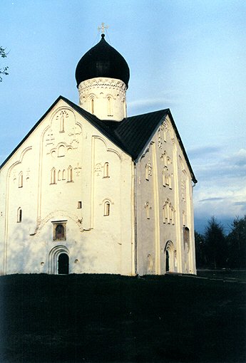 Novgorod district. Veliky Novgorod. Salvation Church on Ilin. XIV