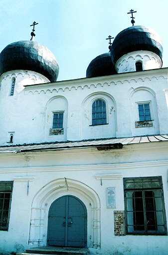 Novgorod district. Veliky Novgorod. Antoniev Monastery. Church of Nativity of the Virgin. XII