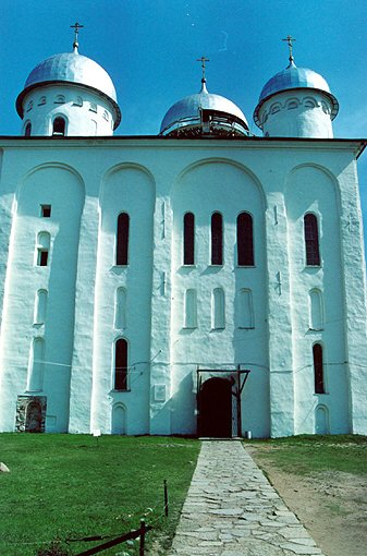 Novgorod district. Yurevo. Yurev Monastery. Cathedral of George, Victor the Great Martyr. XII