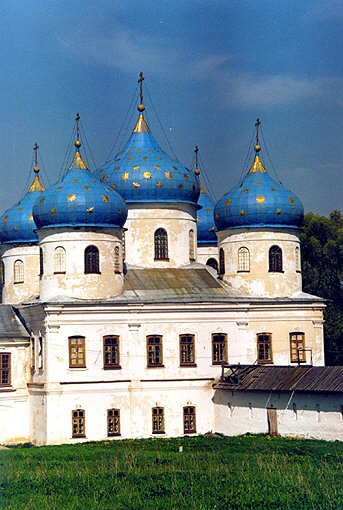 Novgorod district. Yurevo. Yurev Monastery. Church of Exaltation of the Cross. XVIII