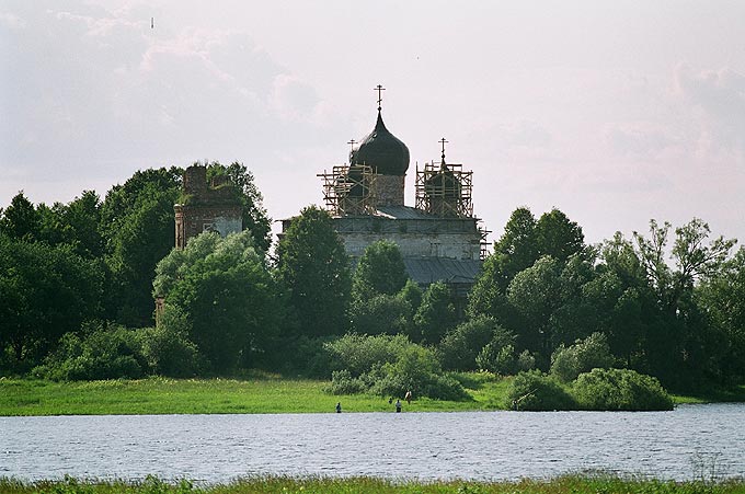 Novgorod district. Sergovo. Unknown church