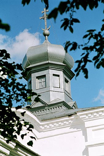 Novgorod district. Khotyazh. Klopsky Monastery. Trinity Church. Fragment. XVI