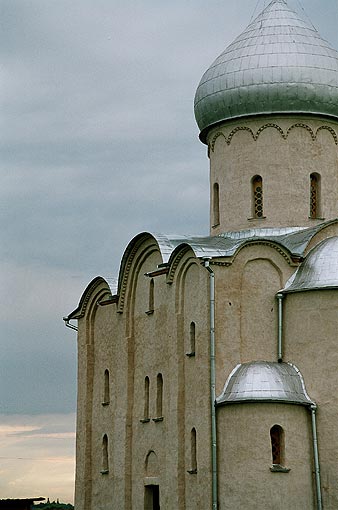 Novgorod district. Spas Nereditsy. Transfiguration Church on Nereditsa. Fragment. XII