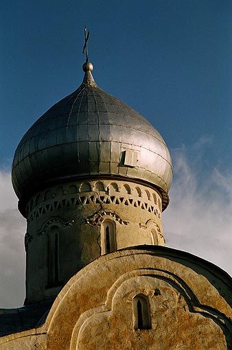 Novgorod district. Veliky Novgorod. Church of Blaise, the Martyr, on Volosova street (on Redyatino). Fragment. XV