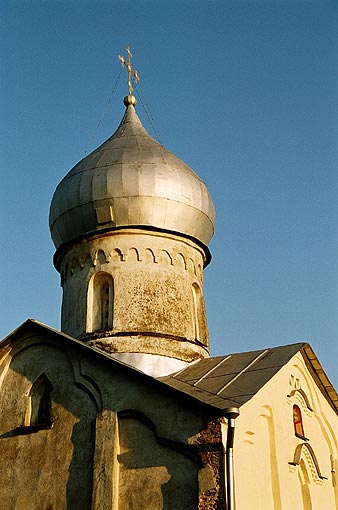Novgorod district. Veliky Novgorod. Church of John the Theologian on Vitka (in Radokovitsy). XIV