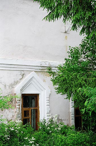 Novgorod district. Syrkovo. Syrkov Monastery. Ascension Church. Fragment. XVII