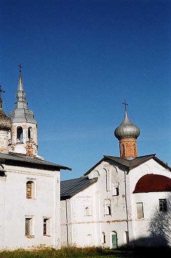 Novgorod district. Veliky Novgorod. Derevyanitsky Monastery. Assumption Church. XVIII