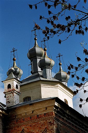Novgorod district. Veliky Novgorod. Resurrection Church on Krasnoye Pole. XVI