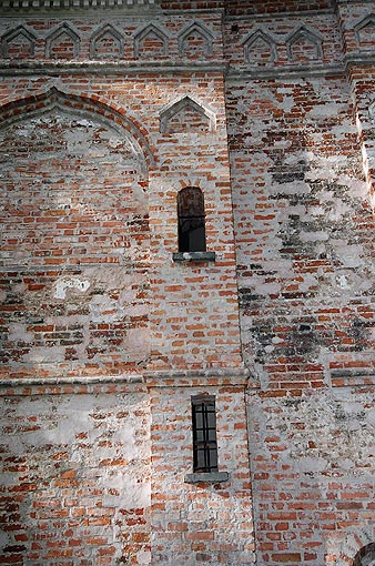Novgorod district. Veliky Novgorod. Resurrection Church on Krasnoye Pole. Fragment. XVI