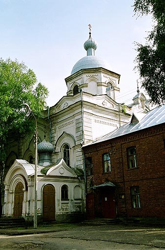 Novgorod district. Veliky Novgorod. Monastery of Holy Spirit. Church of Holy Spirit. XIX