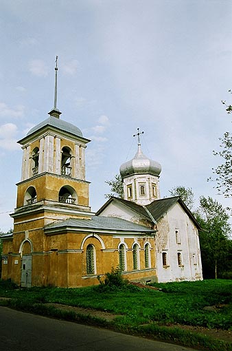 Novgorod district. Veliky Novgorod. Trinity Church at Redyatina street. XIV