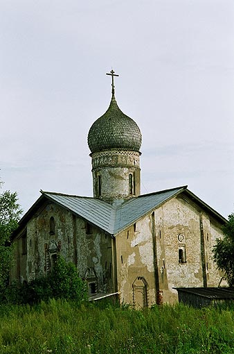 Novgorod district. Veliky Novgorod. Annunciation  Church at village Arkazhi. XII