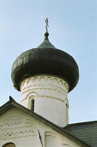 Novgorod district. Veliky Novgorod. Zverin Monastery. Church of Simeon. Fragment. XV