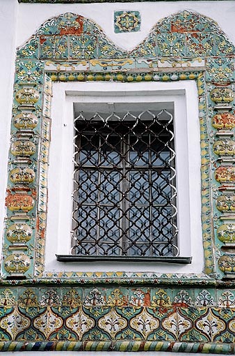 Novgorod district. Vyazhischi. Vyazhisky Monastery. Church of John the Theologian. Fragment. XVII