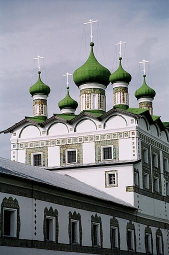 Novgorod district. Vyazhischi. Vyazhisky Monastery. Church of John the Theologian. XVII