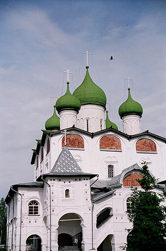 Novgorod district. Vyazhischi. Vyazhisky Monastery. Church of Nicolas. XVII