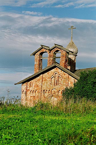Novgorod district. Veliky Novgorod. Church of John on Myachina. XV