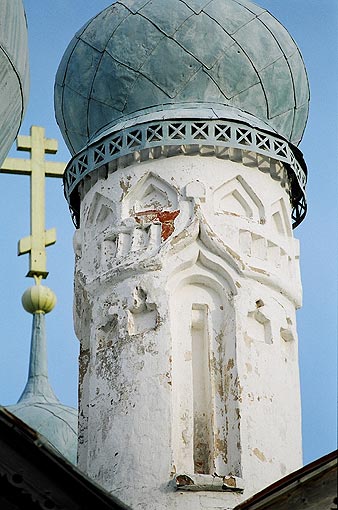 Starorussky district. Staraya Russa. Church of Nicolas. Fragment. XIV
