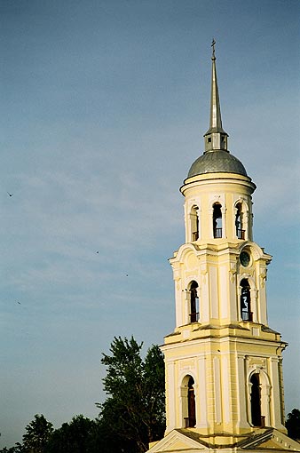 Starorussky district. Staraya Russa. Resurrection Church. Belfry. XIX