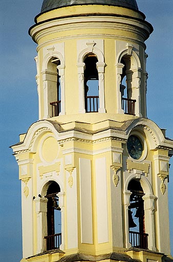 Starorussky district. Staraya Russa. Resurrection Church. Belfry. Fragment. XIX