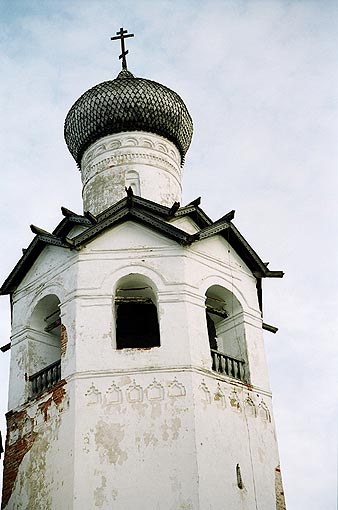 Starorussky district. Staraya Russa. Transfiguration Monastery. Belfry. XVII