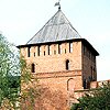 Novgorod district. Veliky Novgorod. Kremlin. Pokrovskaya Tower. XVI