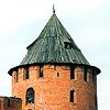 Novgorod district. Veliky Novgorod. Kremlin. Phedorovskaya Tower. XV