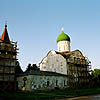 Novgorod district. Veliky Novgorod. Church of Feodor Stratilat, the Great Martyr, on Ruchey. XIV