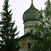Novgorod district. Veliky Novgorod. Annunciation  Church at village Arkazhi. Fragment. XII