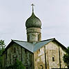 Novgorod district. Veliky Novgorod. Annunciation  Church at village Arkazhi. XII