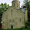 Novgorod district. Veliky Novgorod. Church of Saint Apostles Peter and Paul on Slavna. XIV