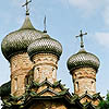 Novgorod district. Veliky Novgorod. Monastery of Holy Spirit. Trinity Church. Fragment. XVI