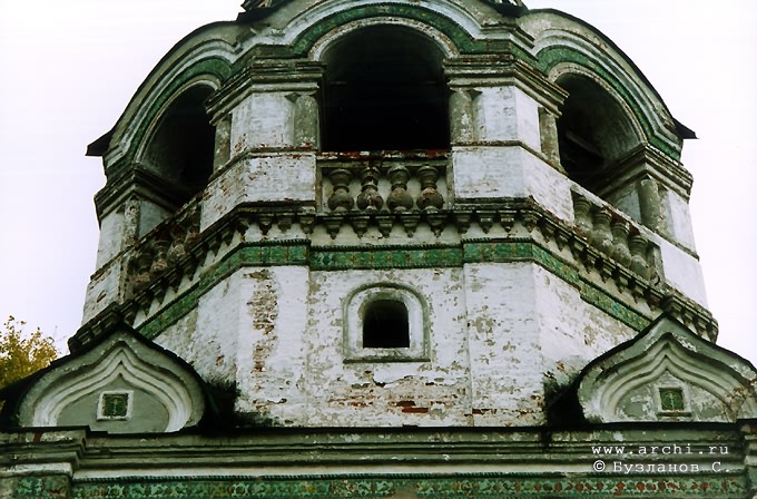 Solikamsk district. Solikamsk. Epiphany Church. Belfry. Fragment. XVII