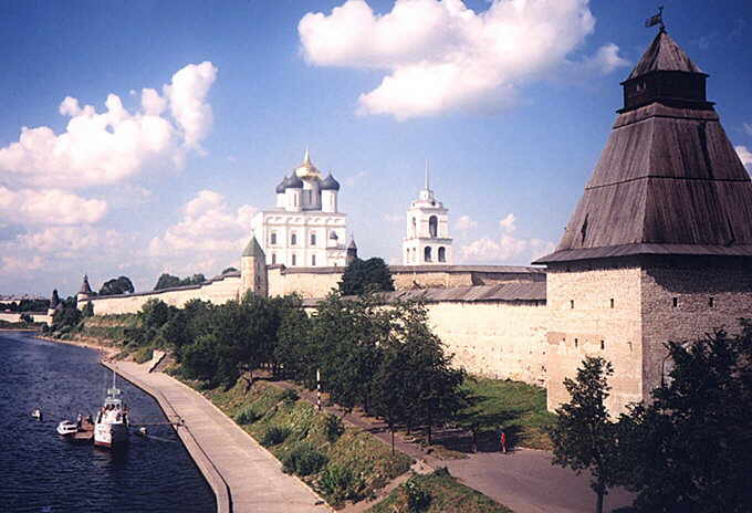 Pskov. Ensemble of the Kremlin.