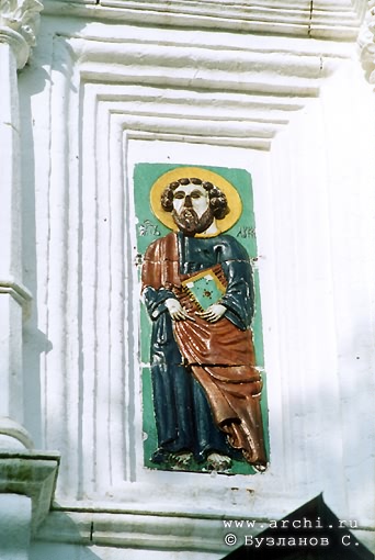 Ryazansky district. Solotcha. Intercession Monastery. Church of John the Precursor. Fragment. XVII S.Polubes