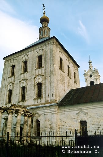 Kasimovsky district. Gusevsky country church-yard. Church of Nicolas. XVIII