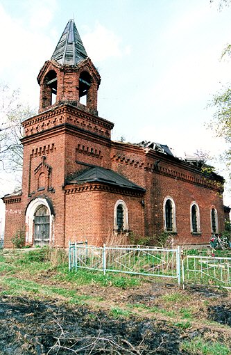 Volhovsky district. Chernavino. Vasilevsky Monastery. Transfiguration Church. XIX