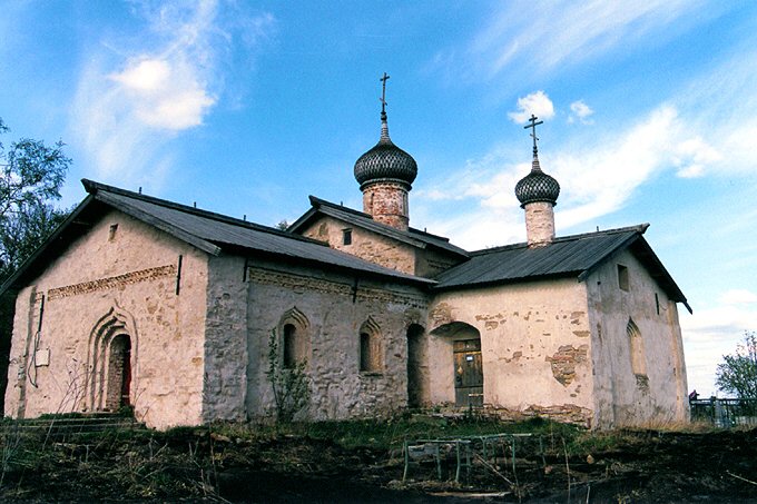 Volhovsky district. Chernavino. Church of Basil from Kesaria, the Martyr. XVII