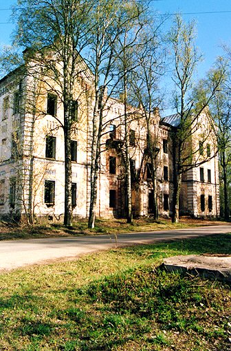 Tikhvinsky district. Tikhvin. Assumption Monastery. Intercession Church. Fragment of apsis. XVI-XVII
