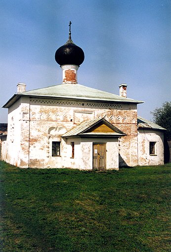 Lodeynopolsky district. Staraya Sloboda. Trinity ensemble. Church of John Damaskin. XVIII