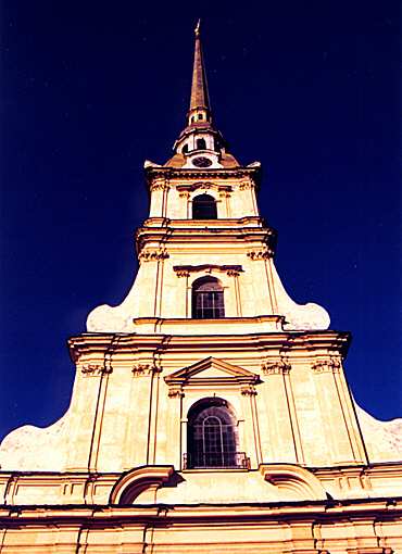 Saint Petersburg. Cathedral of Saint Apostles Peter and Paul. XVIII cent. Trezini D.